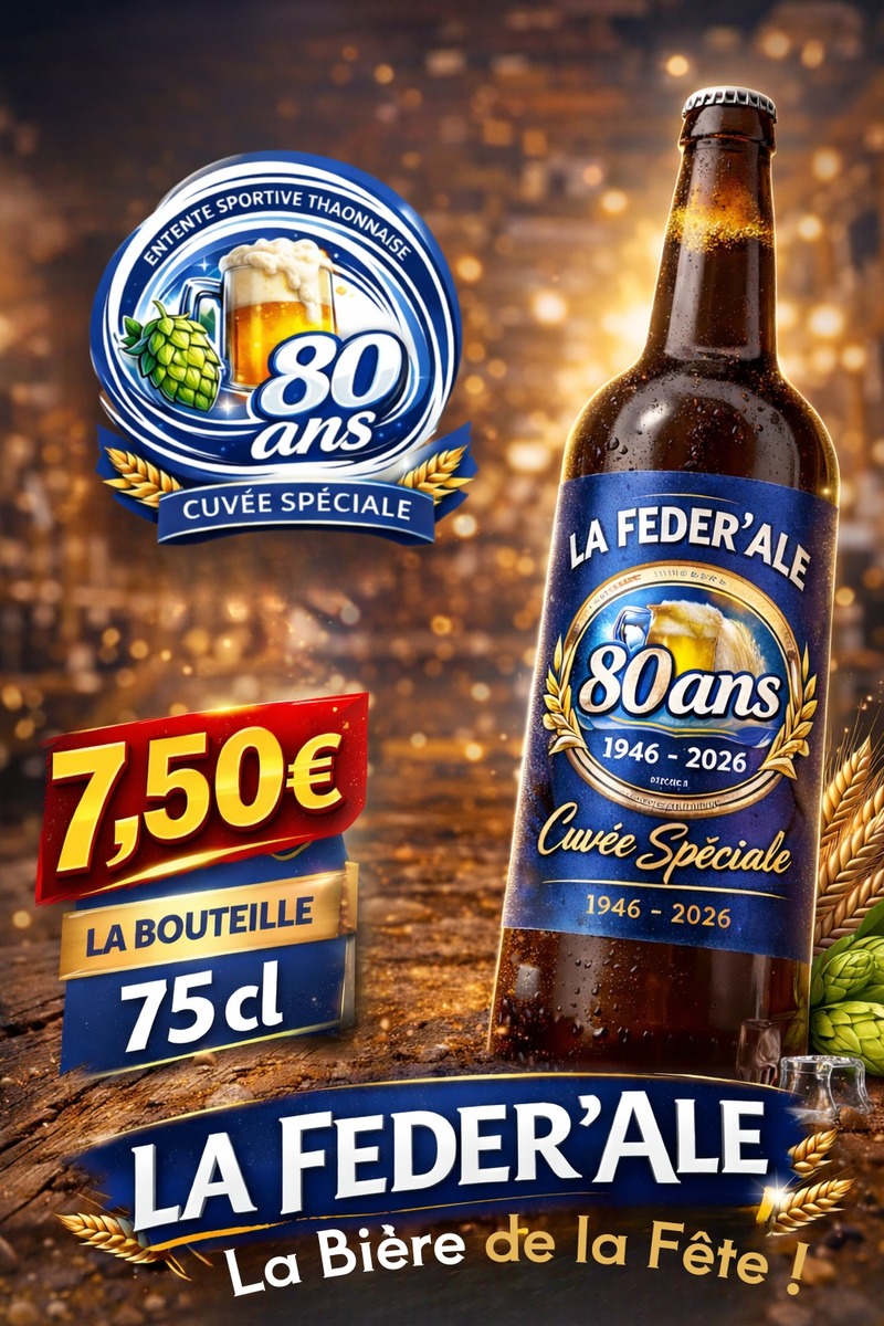 Vente de Bière - La Fédér'Ale / 80 ans de l'EST Centrale