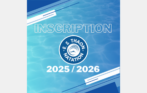 Inscription saison 2025/2026