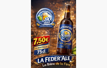 Vente de Bière - La Fédér'Ale / 80 ans de l'EST Centrale