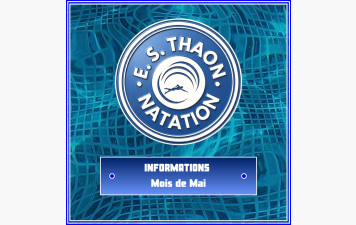 Informations - Mois de mai